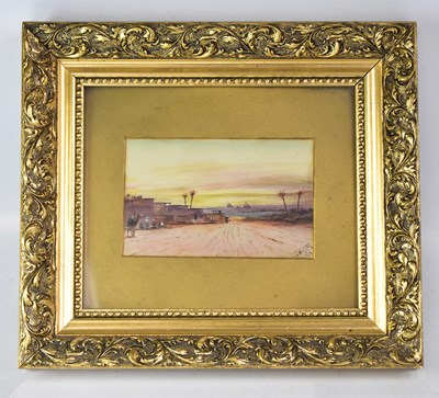 Lot 721 - Three 20th century watercolours of Egyptian...