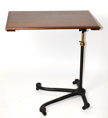 Lot 1629 - CARTERS; a Victorian mahogany and cast iron...