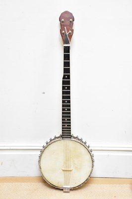 Lot 2691 - A five string open back banjo.