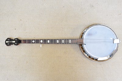 Lot 2687 - KAY; a five string full back banjo.