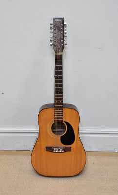 Lot 2694 - EROS; a twelve string acoustic guitar, model...
