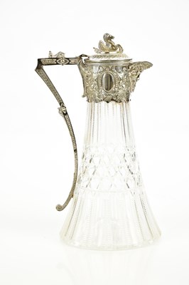 Lot 2022 - A late 19th century cut glass and...