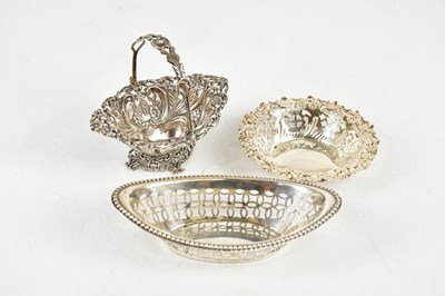 Lot 2146 - A Victorian hallmarked silver twin handled...