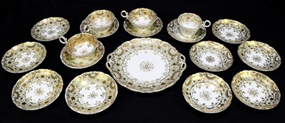 Lot 770 - DAVENPORT; an eighteen piece part tea service,...