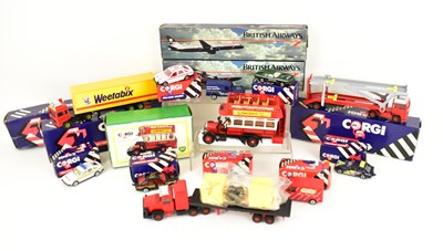 Lot 858 - CORGI; nine boxed Corgi diecast vehicles...