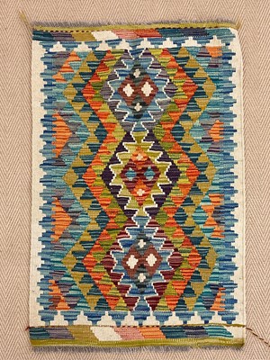 Lot 451 - A handmade Chobi Kilim; 99x 62cm