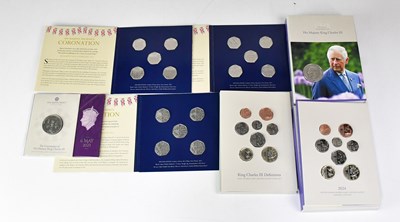Lot 1000 - KING CHARLES III; seven various commemorative...