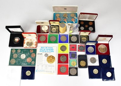 Lot 1043 - A quantity of miscellaneous coin sets, packs...