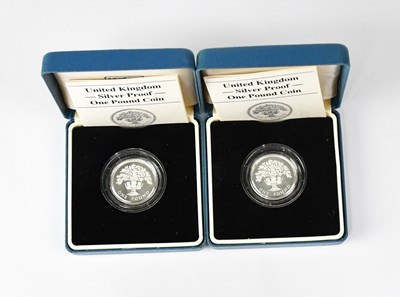 Lot 1023 - THE ROYAL MINT; two United Kingdom 1983 silver...