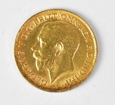 Lot 968 - A George V half sovereign 1911, George and...