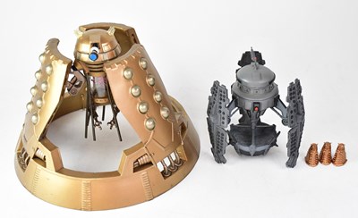 Lot 760 - DOCTOR WHO; two large model spaceships made by...
