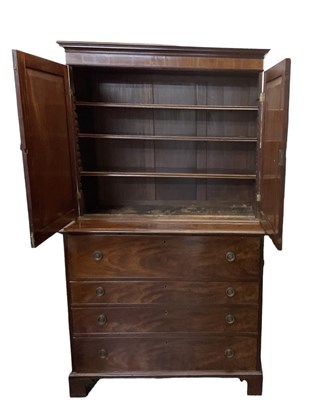 Lot 41 - A 19th century mahogany and satinwood...