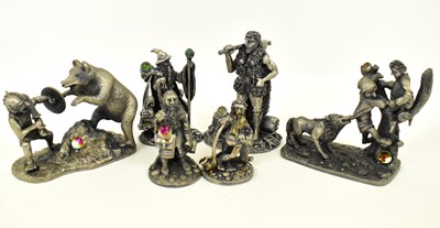 Lot 770 - THE TUDOR MINT; six J.R.R. Tolkien 'The Hobbit'...