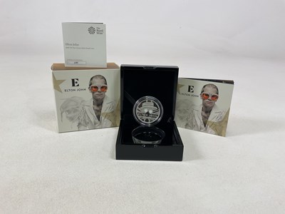 Lot 351 - ROYAL MINT; Elton John, a 2020 two-ounce £5...