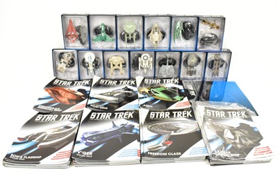 Lot 768 - STAR TREK; various figures and magazines by...