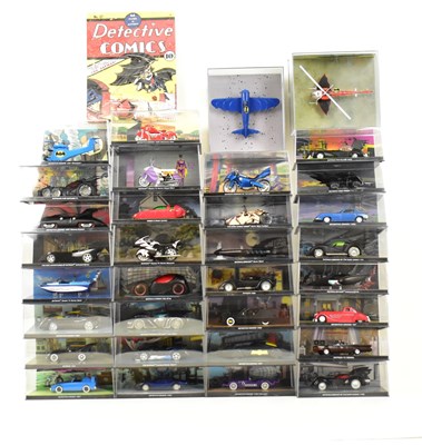 Lot 753 - BATMAN; ninety-four boxed Batman vehicle...
