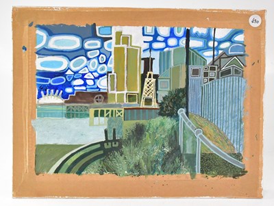 Lot 722 - COLIN FIFIELD (1940-2022); acrylic on board,...