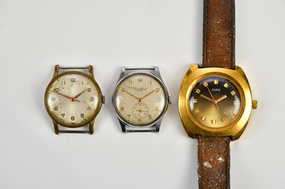 Lot 616 - Three vintage wristwatches, comprising...
