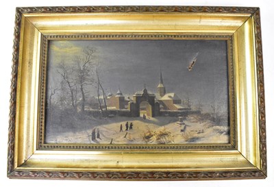 Lot 680 - UNATTRIBUTED; 19th century oil on canvas, a...