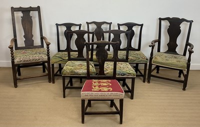 Lot 497 - A harlequin set of country made early 19th...