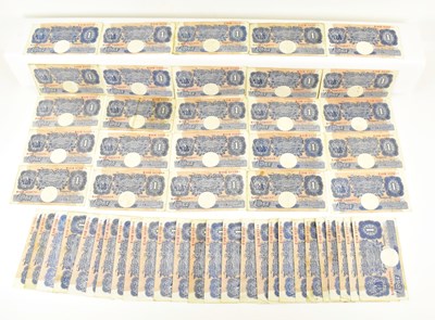 Lot 1056 - Fifty-two Emergency Wartime Issue one pound...