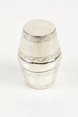 Lot 633 - JOSEPH TAYLOR; a George III barrel shaped...