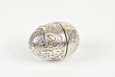 Lot 634 - JOSEPH MERITON II; a George III egg shaped...