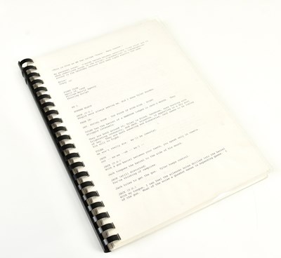 Lot 1815 - A shooting script from the 1999 film Fight...