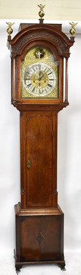 Lot 1398 - JOSEPH SWINNERTON; an 18th century eight day...