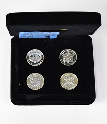 Lot 1005 - POBJOY MINT LTD; an Isle of Man round pounds...