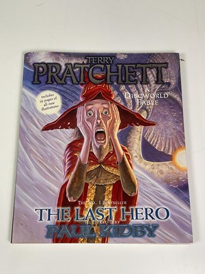 Lot 2147 - TERRY PRATCHETT; The Last Hero, a Discworld...
