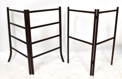 Lot 1604 - Two early 20th century mahogany folding...
