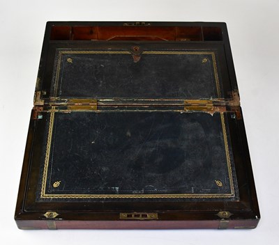 Lot 572 - A late 19th/early 20th century brass bound and...
