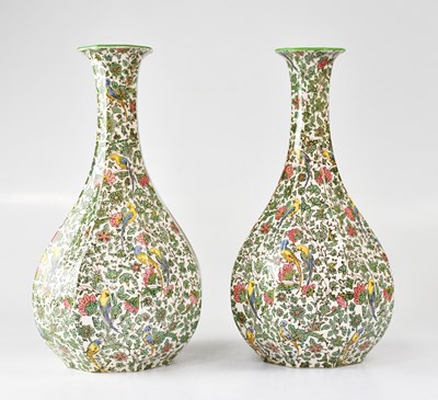 Lot 520 - ROYAL DOULTON; a pair of 'Persian' pattern...