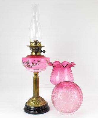 Lot 98 - A Victorian oil lamp