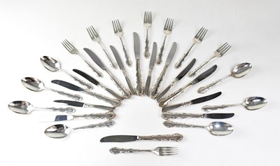 Lot 885 - A quantity of electroplated flatware...