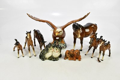 Lot 2833 - BESWICK; a collection of figures to include...