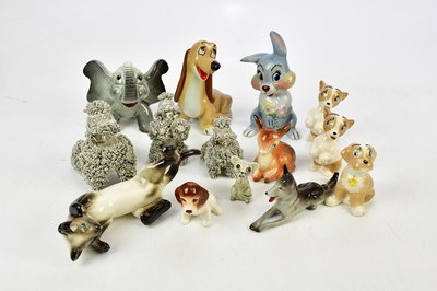 Lot 2834 - A collection of Wade Disney figures to include...