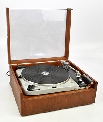 Lot 2681 - THORENS; a vintage teak cased record player,...