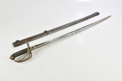 Lot 1359 - A Victorian 1845 pattern officer's dress sword,...