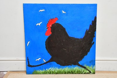 Lot 1777 - JACOB SUTTON; oil on canvas, 'Mush laid a egg!'...