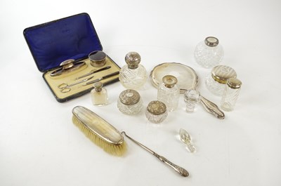 Lot 2416 - SAMUEL M LEVY; a George V hallmarked silver...