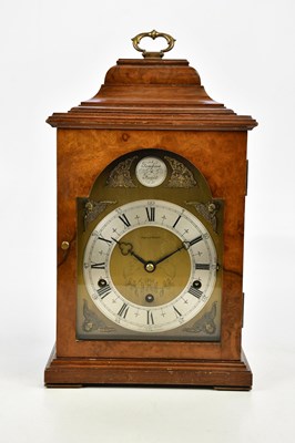 Lot 1336 - ELLIOTT; a walnut cased bracket clock with...