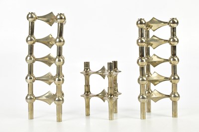Lot 2764 - FRITZ NAGEL; ten German modular triangular...