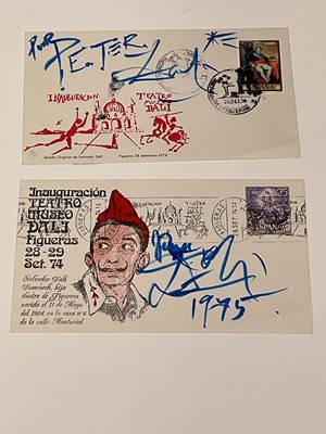 Lot 2275 - Two first day covers bearing the famous artist'...