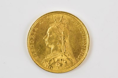 Lot 2552 - A Victorian full sovereign, 1888.