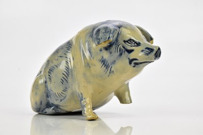 Lot 2771 - ELLIOTT LONDON; an Art Pottery model of a pig...