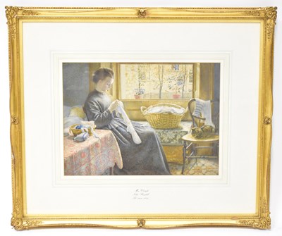 Lot 700 - JOHN RANDALL (fl.1861-1884); watercolour, 'Mrs...