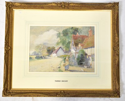 Lot 710 - THOMAS MACKAY (1851-1920); watercolour, a...