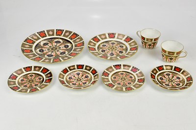 Lot 2960 - ROYAL CROWN DERBY; a 26.5cm plate, a smaller...